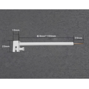 L-shape Platium Electrode Holder (PTFE)